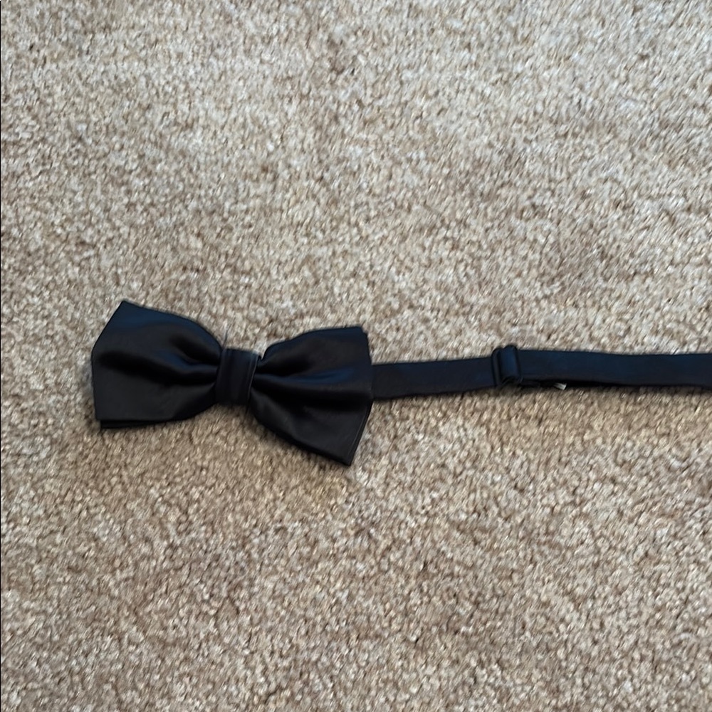 Men's Black Bow Tie